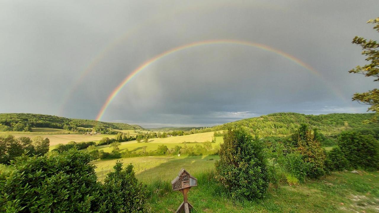 Отель Manoir Le Moulinal47 - Vue Panoramique Курбиак Экстерьер фото