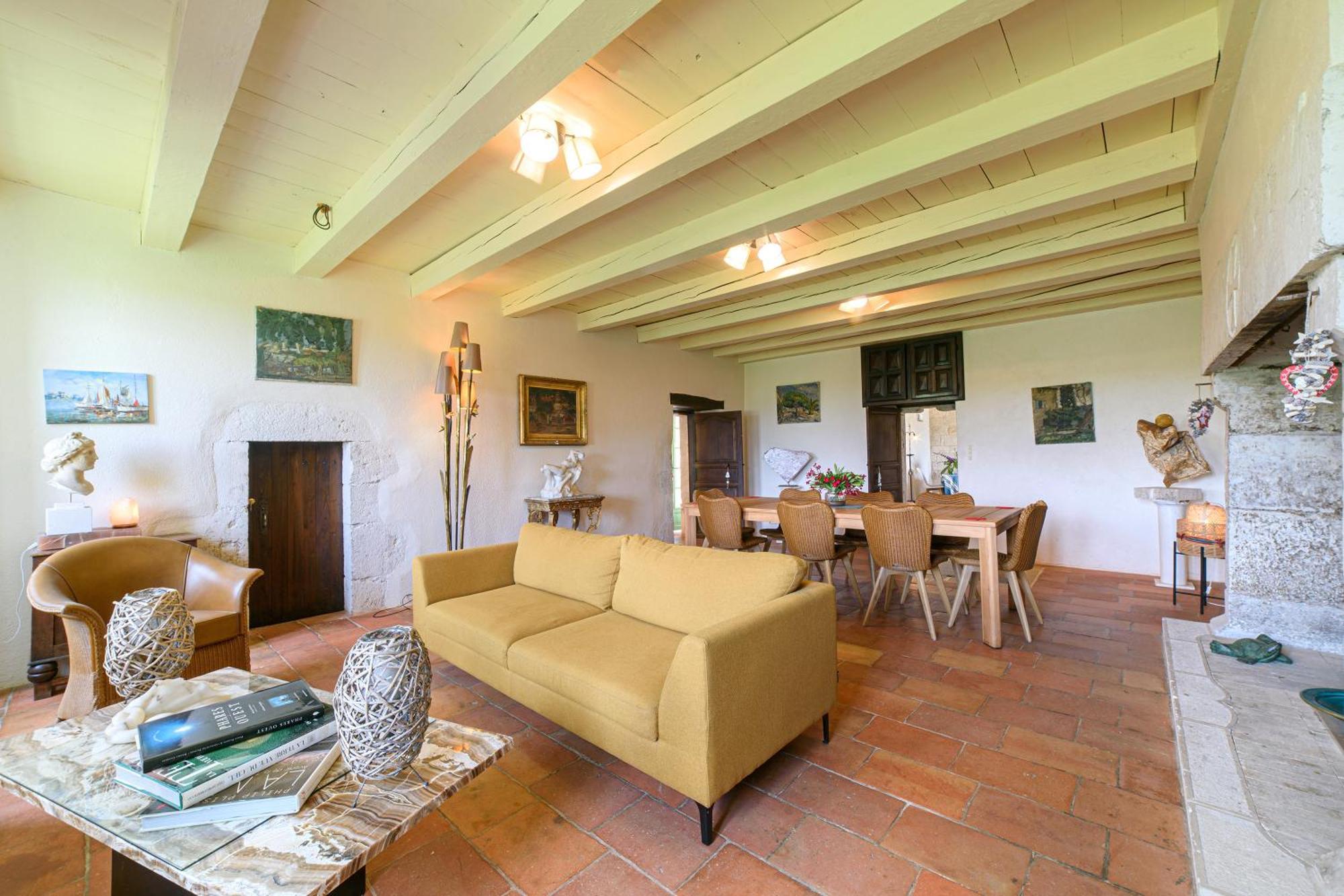 Отель Manoir Le Moulinal47 - Vue Panoramique Курбиак Экстерьер фото