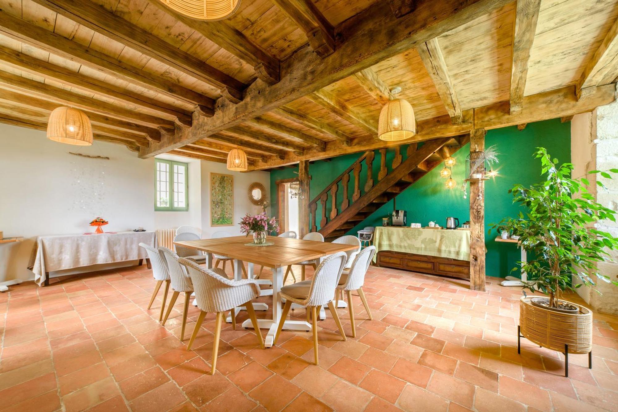 Отель Manoir Le Moulinal47 - Vue Panoramique Курбиак Экстерьер фото