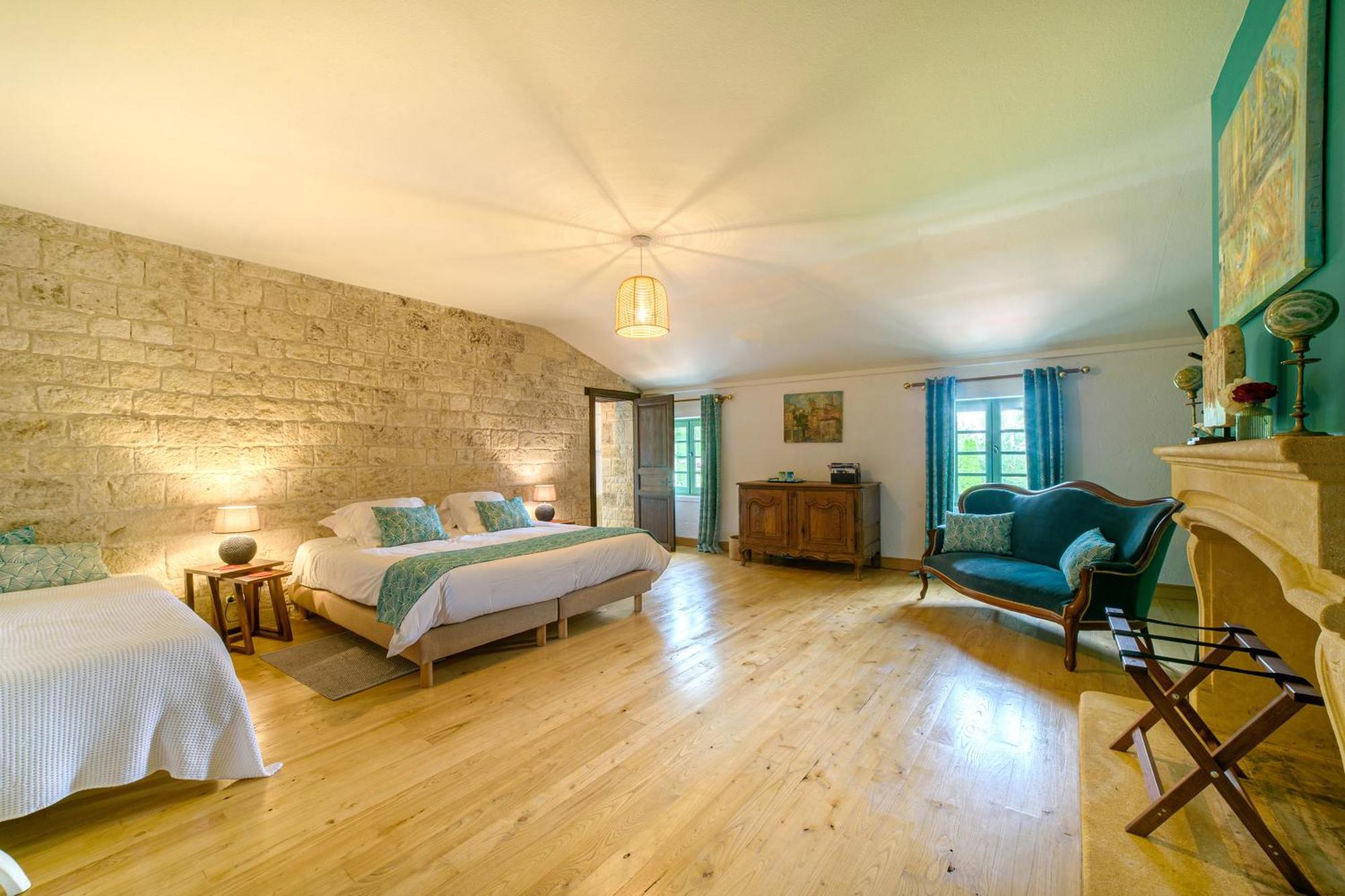 Отель Manoir Le Moulinal47 - Vue Panoramique Курбиак Экстерьер фото