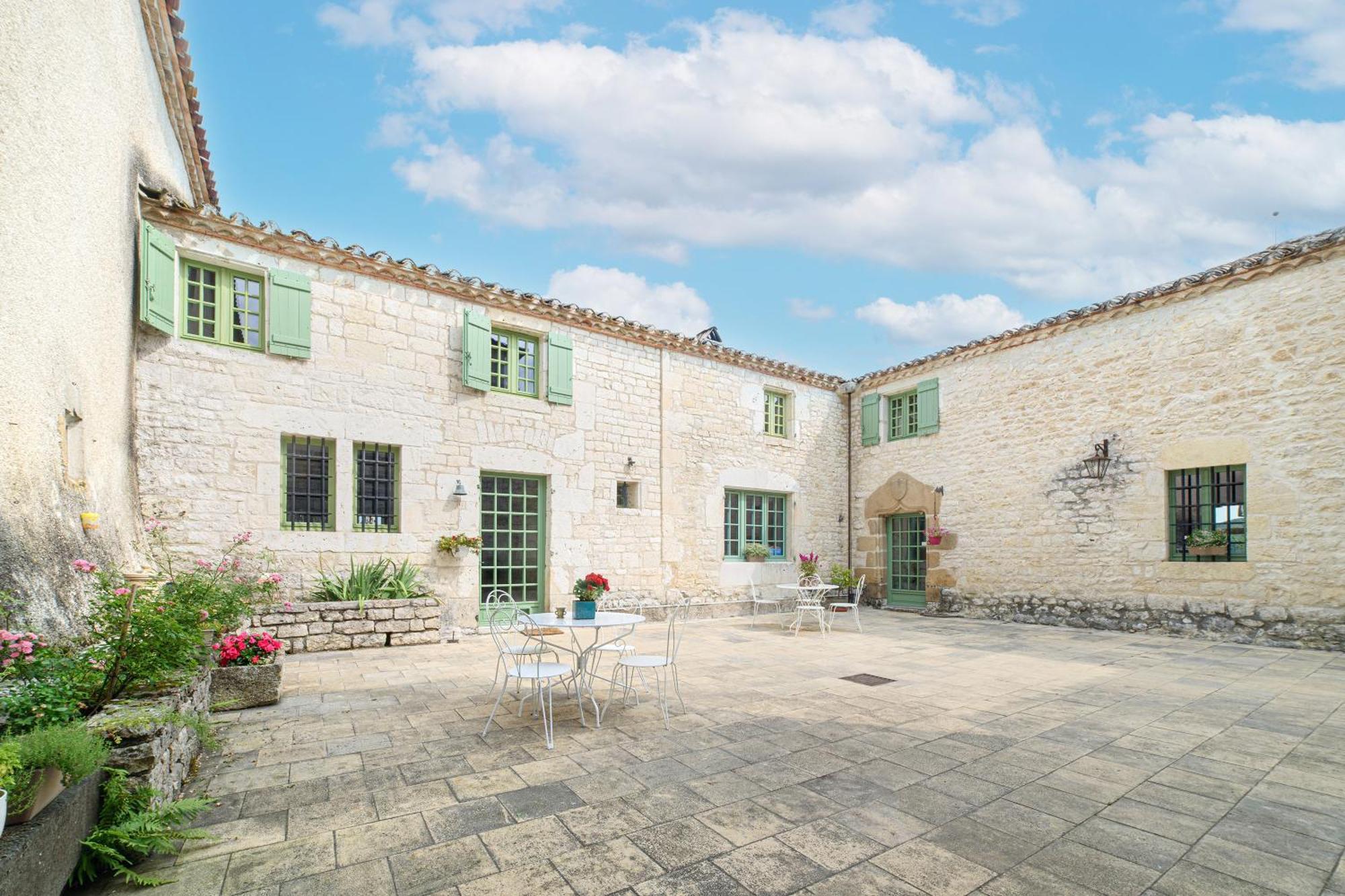 Отель Manoir Le Moulinal47 - Vue Panoramique Курбиак Экстерьер фото